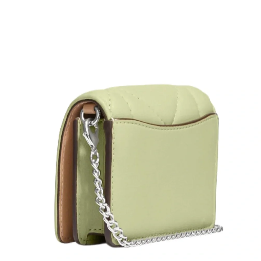Coach Quilted Crossbody Bag - Light Green